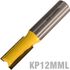 Straight Bit 12mm X 26mm Cut 2 Flute Metric 1/2' Shank